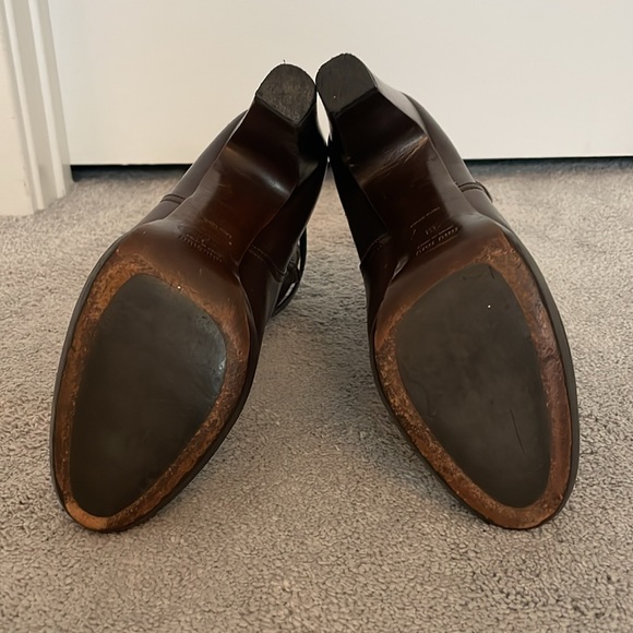 Miu Miu Leather Ankle Boots IT 39 US 9 - Picture 7 of 9
